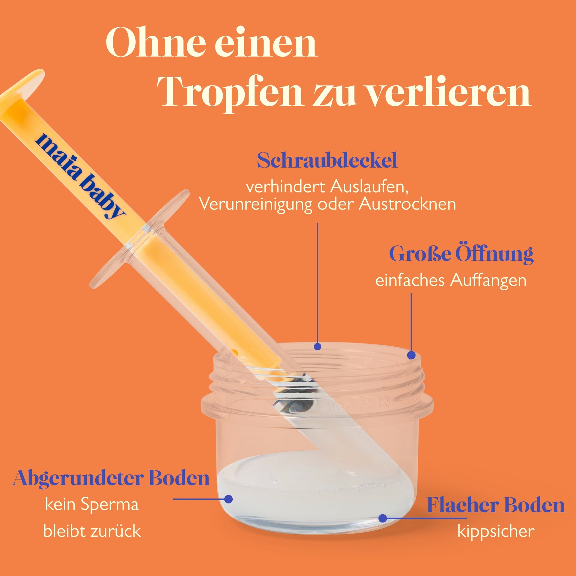 Applikator mit auslaufsicherer Spitze für eine einfache Anwendung